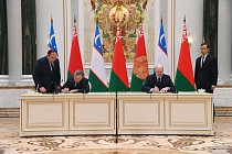 Ўзбекистон ва Беларус президентлари ҳузурида 11 та ҳужжат қабул қилинди