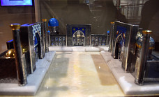 БМТ қароргоҳида Регистон майдонининг макети ўрнатилди