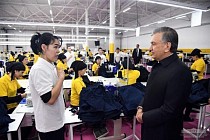 Президент посетил свободную экономическую зону «Хазорасп»