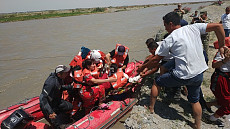 24 человека эвакуированы с затапливаемого островка в Самаркандской области