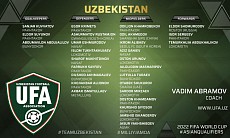 Представлен расширенный состав национальный сборной Узбекистана по футболу