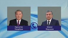 Мирзиеев и Назарбаев договорились усилить региональное взаимодействие по приоритетным направлениям