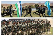 Военные Узбекистана и Казахстана проводят совместные учения в Чирчике