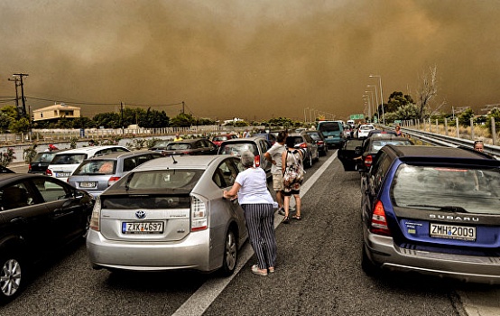 В Греции, где прошли лесные пожары, объявлен трехдневный траур