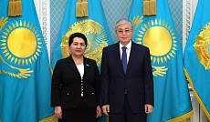 Глава сената Узбекистана встретилась с президентом Казахстана
